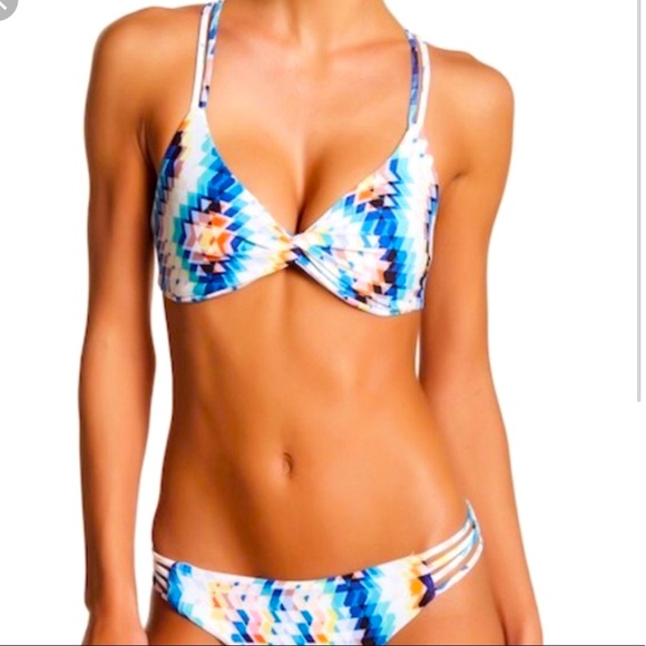 L Space diamond daze bikini NWT size XS SWIMWEAR reversible - Picture 3 of 15
